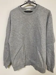 GU グレー Lサイズ クルーネックスウェット
