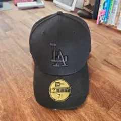 ニューエラ ロサンゼルスエンジェルス NewEra ブラック キャップ 61.5