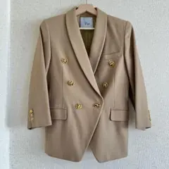 90年代 ヴィンテージ セットアップ ベージュ ジャケット スカート レトロ