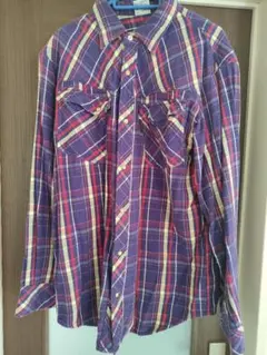 Columbia 長袖シャツ 紫 コロンビアアウトドア