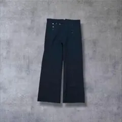 米海軍実物U.S.NAVYウールセーラーパンツネイビーブラックフレアボトム