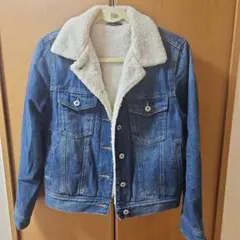 GUボアデニムジャケット