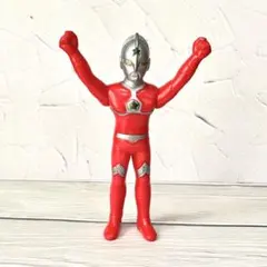 昭和レトロウルトラマンジョーニアス★日本製硬質ソフビ1988年フィギュアポピー
