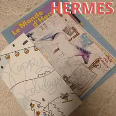 HERMES、ルモンド最新号とポストカードセット