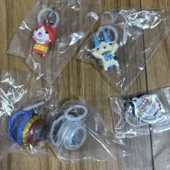 妖怪ウォッチ　めじるしアクセサリー　５種類　セミコンプリート