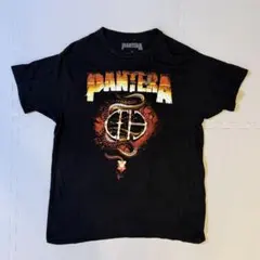 パンテラ スネーク ロゴ プリント Tシャツ ブラック XL