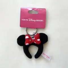 ディズニー カチューシャキーホルダー ミニー ディズニーランド