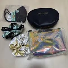 칼 뮤 수염 무릎 마루 상품 세트 ポーチ シュシュ マウスカバー