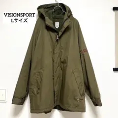 VISION SPORT ミリタリージャケット Lサイズ オリーブ