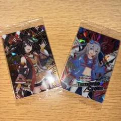 ウマ娘ウエハースカード　タマモクロス とキタサンブラック