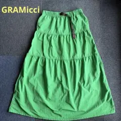 GRAMICCI グラミチ ティアードスカート グリーンのサムネイル