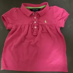 Ralph Lauren フリル付きポロシャツ 24M ピンク　匿名配送