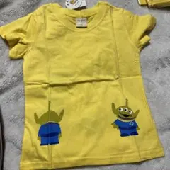 最後新品120cmトイストーリーのリトルグリーンメン、エイリアンプリントTシャツ