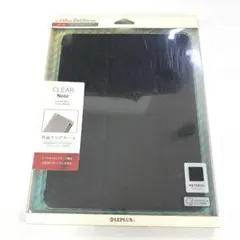 iPad Pro 12.9inch (第3世代) 背面クリアフラップケース 黒