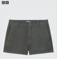 【未使用】UNIQLO U デニムハーフパンツ　ダークグレー