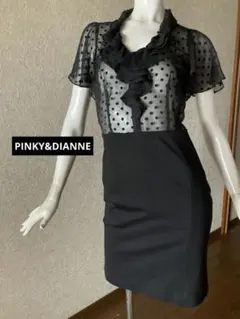 ✰PINKY&DIANNE ドット柄フリル半袖トップスのサムネイル