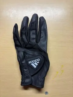 adidas ゴルフグローブ ブラック 22cm