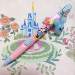 ディズニー　シャーペン　ミッキーバルーン　青　ピンク　【1】