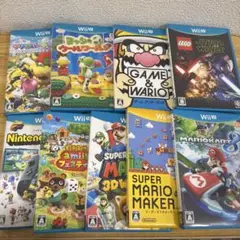 Nintendo WiiU ゲームソフト9本 まとめ