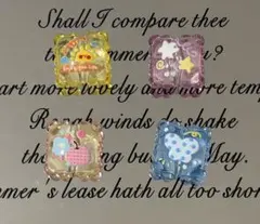 カスタムボールペン対応ビーズ 資材 チャーム 浮き彫りビーズ　夜光