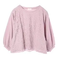 earth music&ecology フロントレースカットプルオーバー