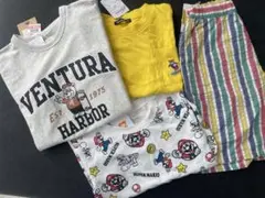 しまむら　moujonjon 半袖　Tシャツ　ハーフパンツ　セット　まとめ売り