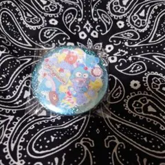 【年末年始セール】ハンギョドン　キラキラBIG缶バッジ 　7