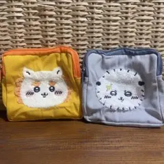 ちいかわ 　もこもこポーチ2　シーサー&ラッコ　2個セット
