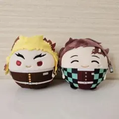 鬼滅の刃 ふわコロりん 煉獄杏寿郎 竈門炭治郎 ぬいぐるみ 2体セット