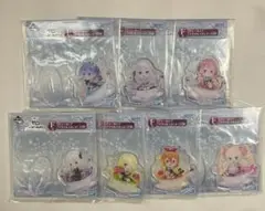 【未使用】リゼロ一番くじ　アクリルスタンド　全7種
