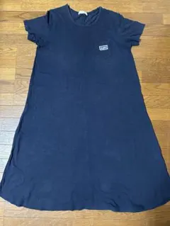 x-girl 半袖　ワンピース　紺色