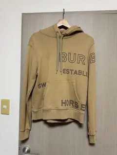 最終価格 BURBERRY バーバリー パーカー キャメル ホースフェリー L 