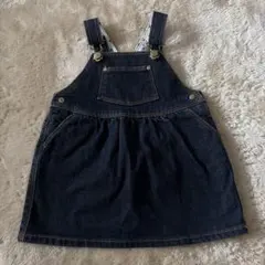プチバトー　デニム　ジャンパースカート　18m/81cm
