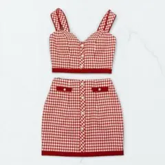 [イルマ]35894 キャバドレス レッド S sugar