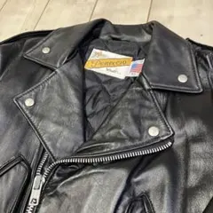 Schott ダブルライダースジャケット ロング 40
