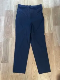 マタニティ ネイビー パンツ ストレッチ　ユニクロ