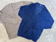 UNIQLO【ブルー】Jf Ready Made【ベージュ】カーディガン