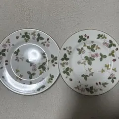Wedgwood Wild Strawberry 皿 2枚セット