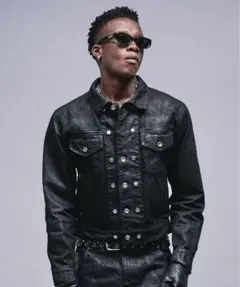ANDER HUNK MA-1レザージャケット 完売品 ANDER HUNK（アンダーハンク）の「Faded Riders MA-1 Blouson/フェイ