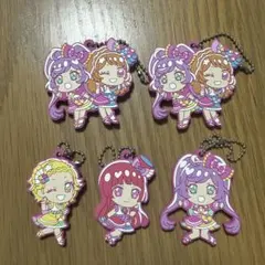 アイカツ・プリパラ キーホルダー 5個セット カプセルトイ (バラ売り検討可)