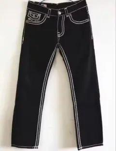 TRUE RELIGION ブラックデニムパンツ
