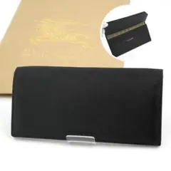 ✨Aランク✨　Burberry 長財布　ノバチェック　チェック柄　札・カード入れ