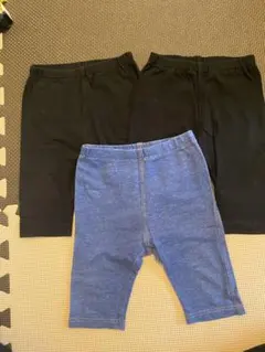 UNIQLO 80cm ベビー レギンス 3枚セット