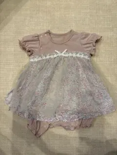 //美品// branshes ブランシェス　花柄　ロンパース 半袖　70サイズ