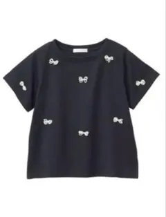 Swing by パールリボンモチーフTEE♡半袖Tシャツ♡