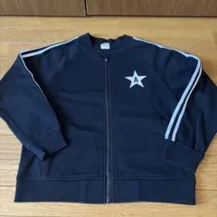 ANAP Kids ジャケット 130サイズ 黒　ブルゾン　パーカー　上着