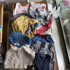 女の子　120 まとめ売り　シンプル　着回し　かわいい　秋　冬　11点