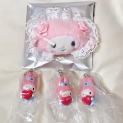 サンリオ◇マイメロディ　ホワイトフリル　シークレットマスコット、ナース　ガチャ