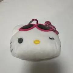 ハローキティ ぬいぐるみ ポーチ ハートサングラス