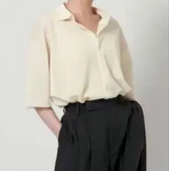BEAUTY&YOUTH 半袖ポロシャツ オフホワイトのサムネイル
